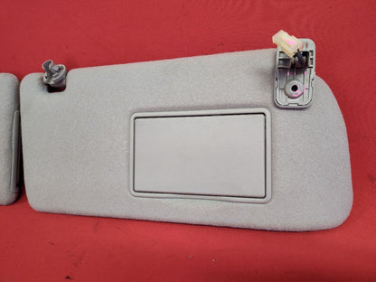 2005-2010 Nissan Xterra 05-12 Frontier Sun Visor Shade Set Grey Cloth w/ Clips