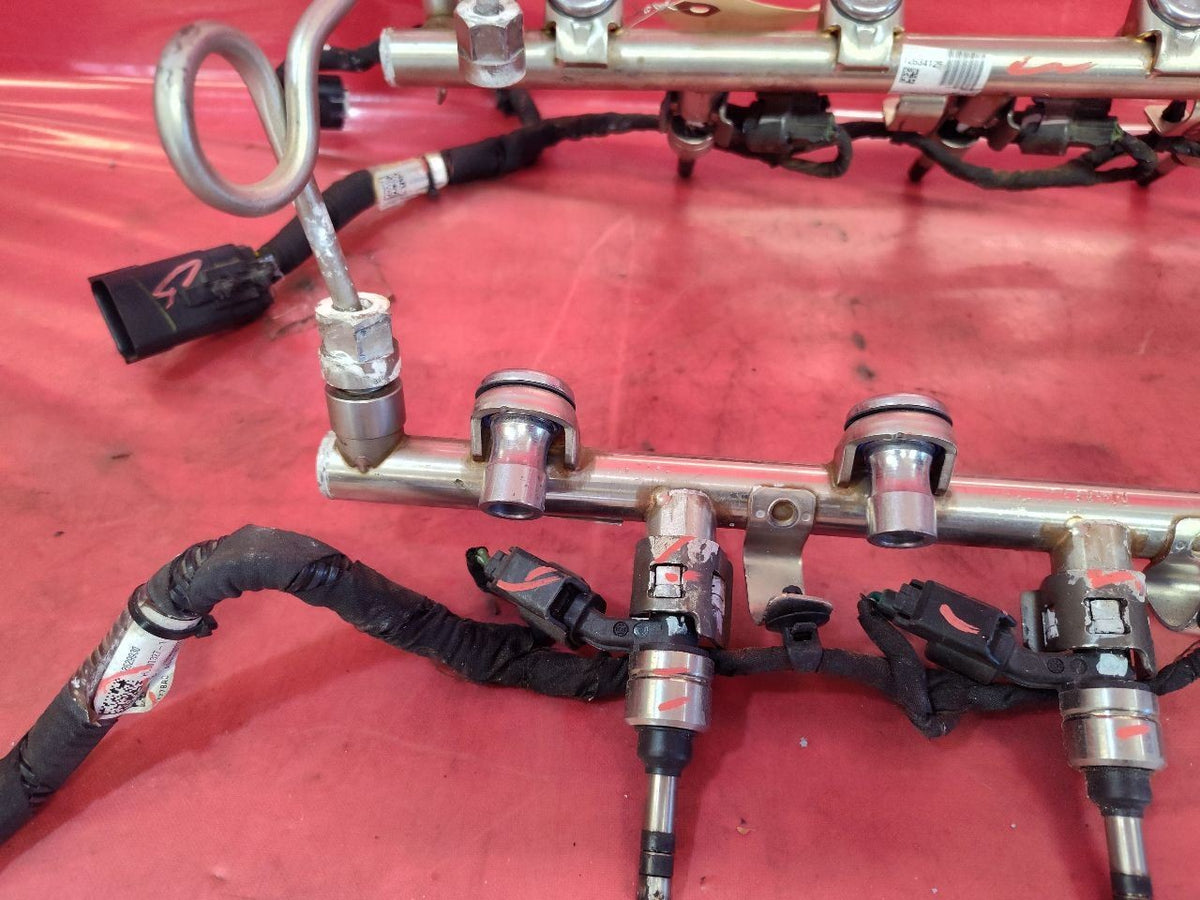 2012-2024 Chevy Buick GMC Cadillac V6 Fuel Ramp Rail w/ Injectors 139k