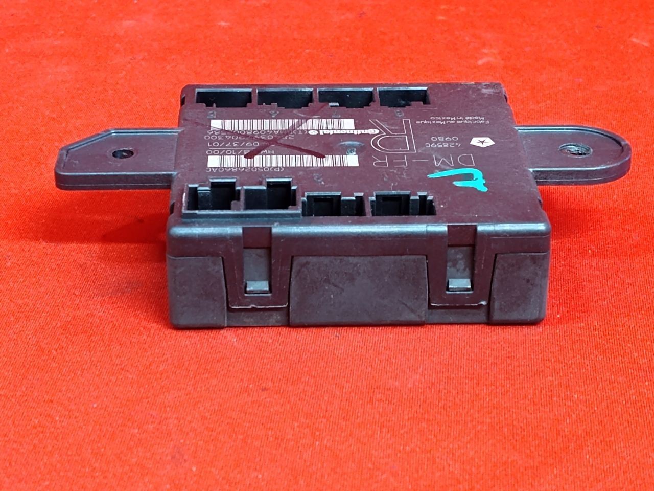 07-20 Chrysler Dodge Jeep FRONT RIGHT PASSENGER Door Control Module 5026860AC
