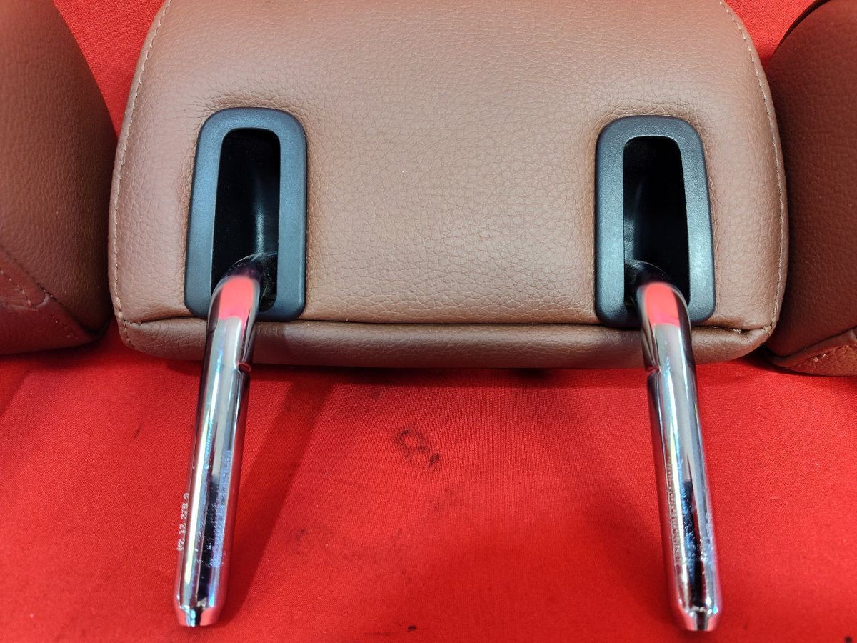2010-2016 BMW 528i 535d/i 550i REAR Headrest Set Dakota Leather Zimtbraun Brown