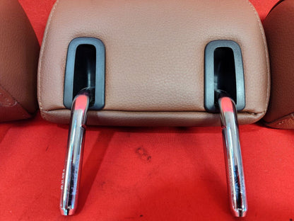 2010-2016 BMW 528i 535d/i 550i REAR Headrest Set Dakota Leather Zimtbraun Brown