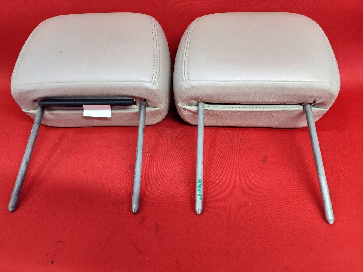 2003-2007 Chevrolet Chevy Cadillac GMC FRONT Headrest Set Leather Beige