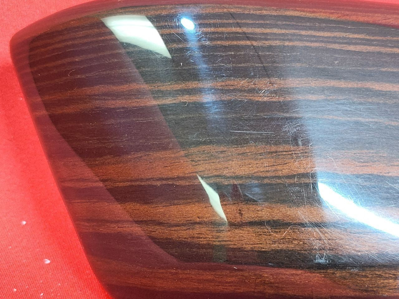 2013-2017 Range Rover LEFT REAR DRIVER Door Trim Panel Ebony Macassar Wood