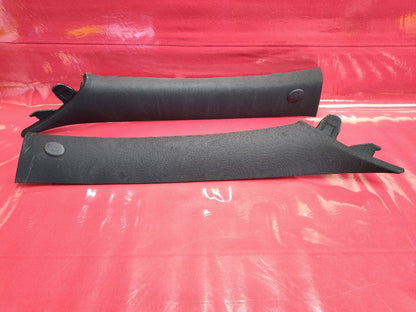 2013-2016 Hyundai Genesis Coupe Front Windshield A-Pillar Trim Set Black