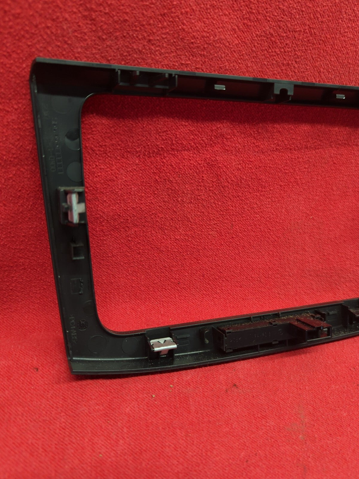 2006 2007 Volkswagen VW Passat Radio Passenger Occupancy Trim Bezel Plate Silver
