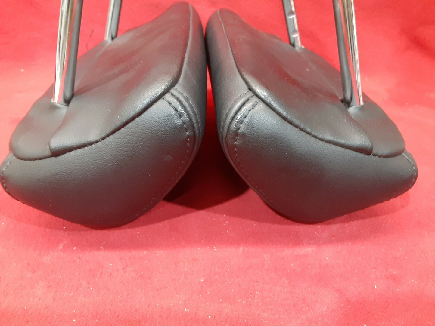 2004 - 2008 Nissan Maxima Leather Rear Left Right Headrest Set Black