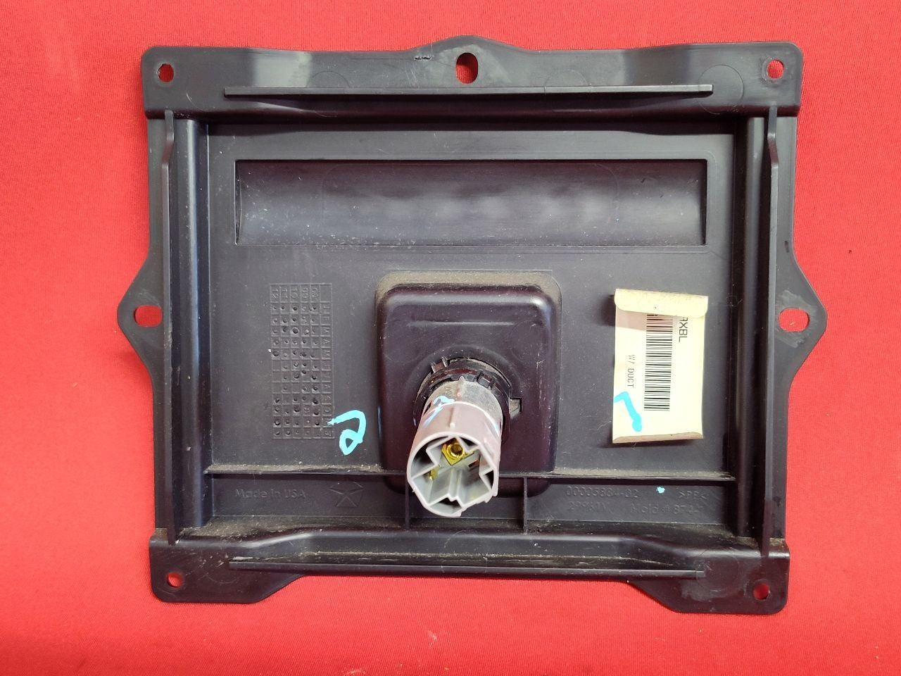 2013-2017 Dodge Ram Center Console REAR Trim Bezel 12V DC Cigarette Lighter Port