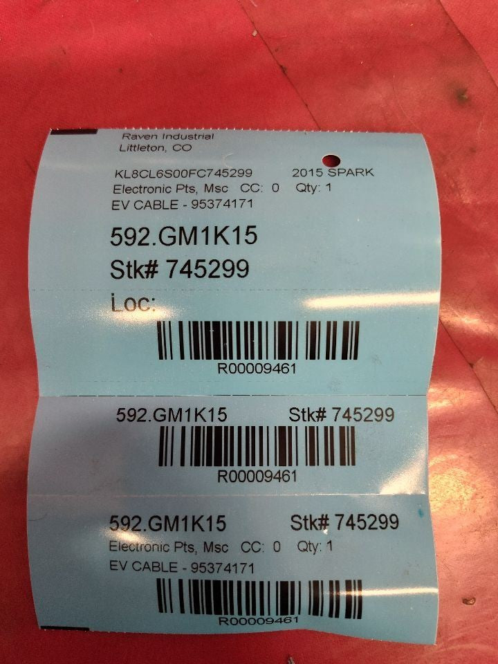 2014-2016 Chevy Spark EV Drive Motor Battery Positive Negative Relay Harness