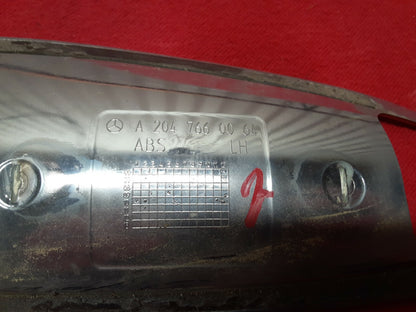 2012 Mercedes C300 C-Class LEFT DRIVER Front or Rear Chrome Door Handle Insert