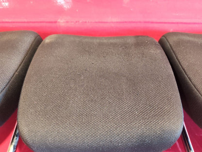 2007 2008 2009 Suzuki SX4 Rear Headrest Set of Three Black Cloth