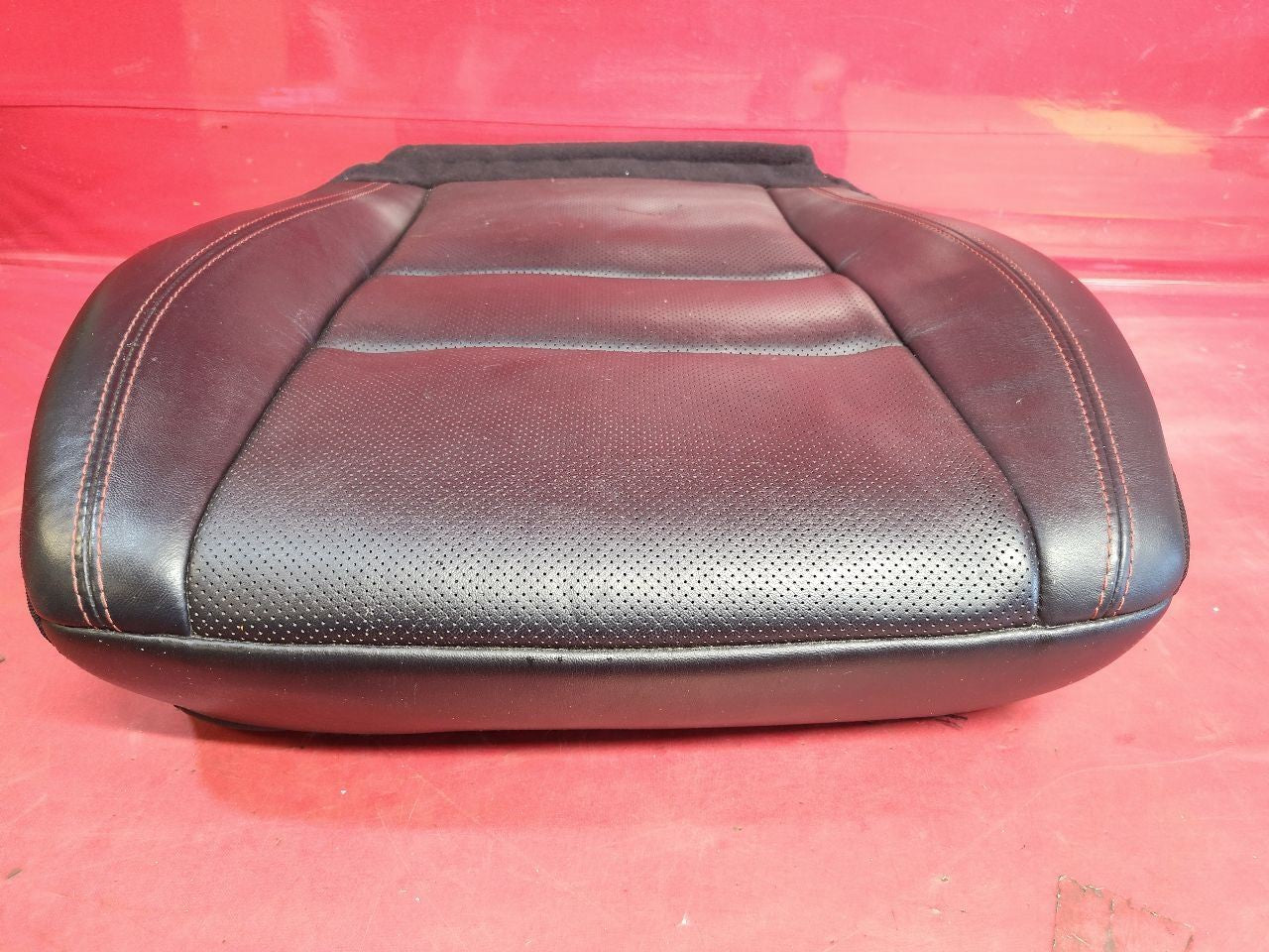 2016-2026 Durango 16-22 G. Cherokee FR PASSENGER Lower Seat Cushion RED Stitch