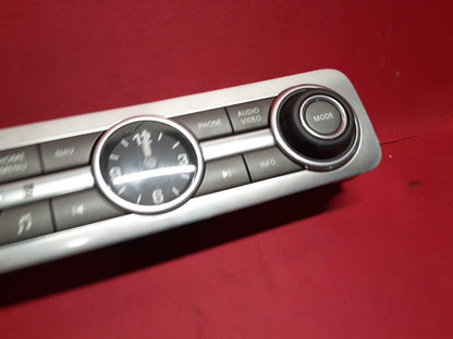 2010 - 2016 Land Range Rover Radio Volume Menu Nav Control Unit w/ Analog Clock