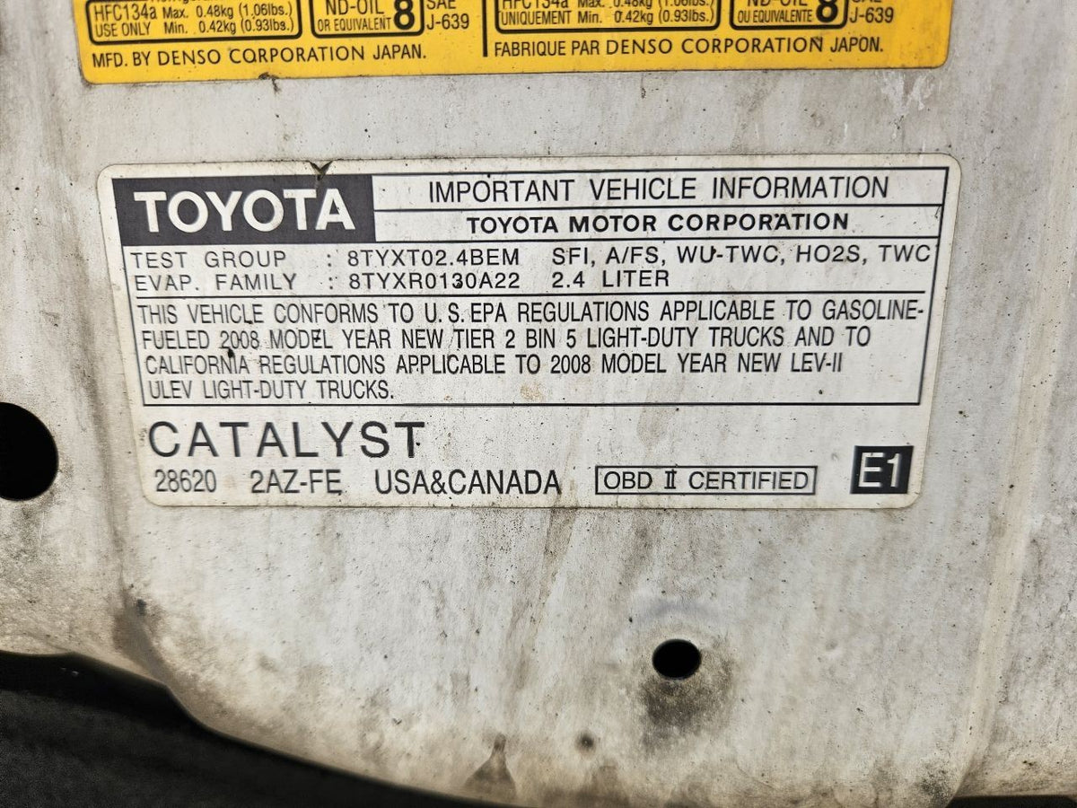 2005-2008 Toyota Rav4 Japan Built 4WD 2.0L L4 Engine Control Module ECM ECU