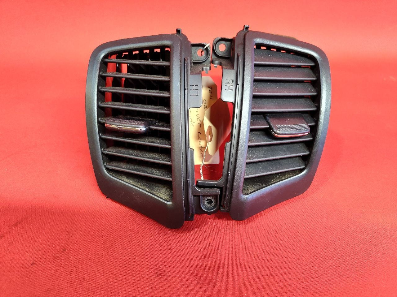 2011-2013 Kia Sorento INNER CENTER Dash HVAC Air Vent Ducts Set Black