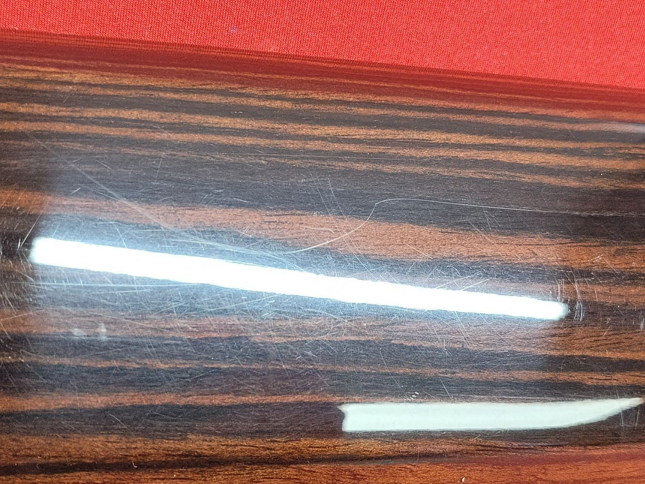 2013-2017 Range Rover LEFT REAR DRIVER Door Trim Panel Ebony Macassar Wood