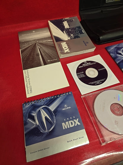 2006 Acura MDX Owner's / OnStar / Maintenace Manual W/ Navigation DVD 13pc. Set