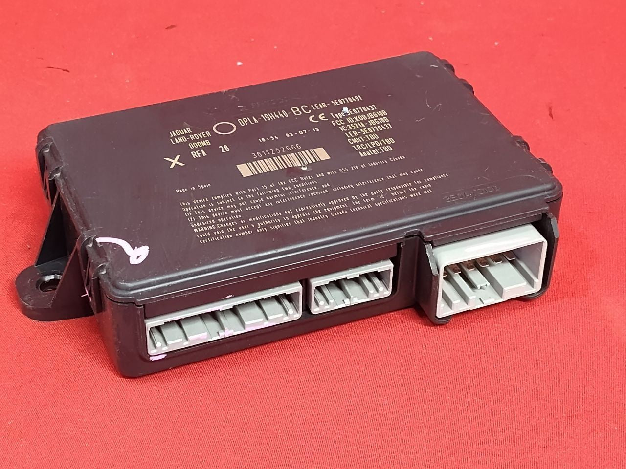 2010-2017 Land Rover LR3 LR4 Range Rover Anti-Theft Keyless Entry Control Module