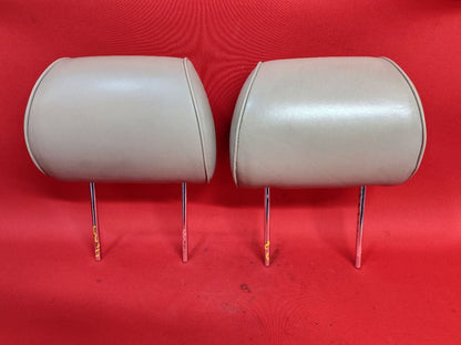 2002-2005 Lexus GS300 GS430 Front Seat Left Right Headrest Set w/ Leather IVORY
