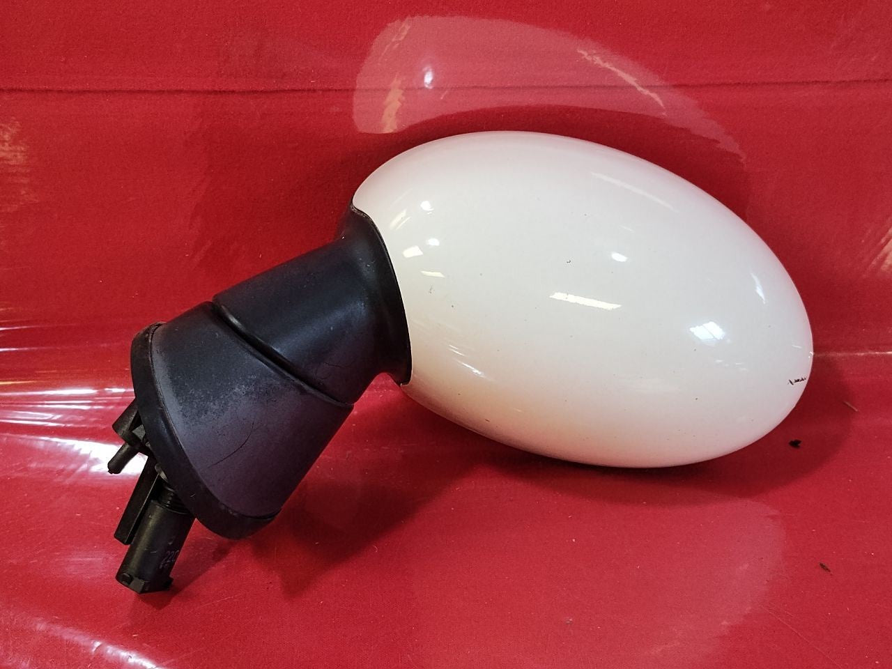 2002-2008 Mini Cooper Base/S Coupe LEFT DRIVER Door Mirror Base White