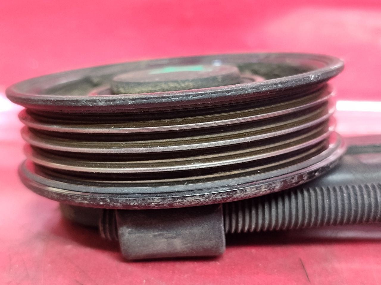 1996-2009 Subaru H4 Engine Steel Idler Pulley Serpentine Belt Tensioner 139k