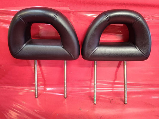 1999-2005 VW Volkswagen Beetle Front Left Right Seat Headrest Black Leather
