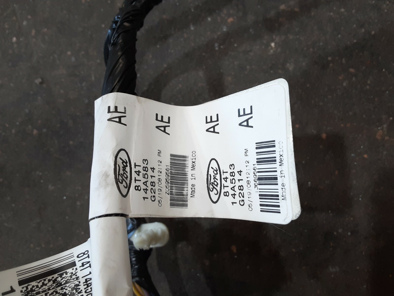 2007 - 2010 Ford Edge Rear Hatch / Liftgate Harness 8T4T14A583AE
