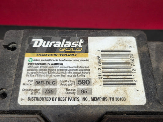 2022 Duralast Gold 96R-DLG - 96R/T5 - 590CCA