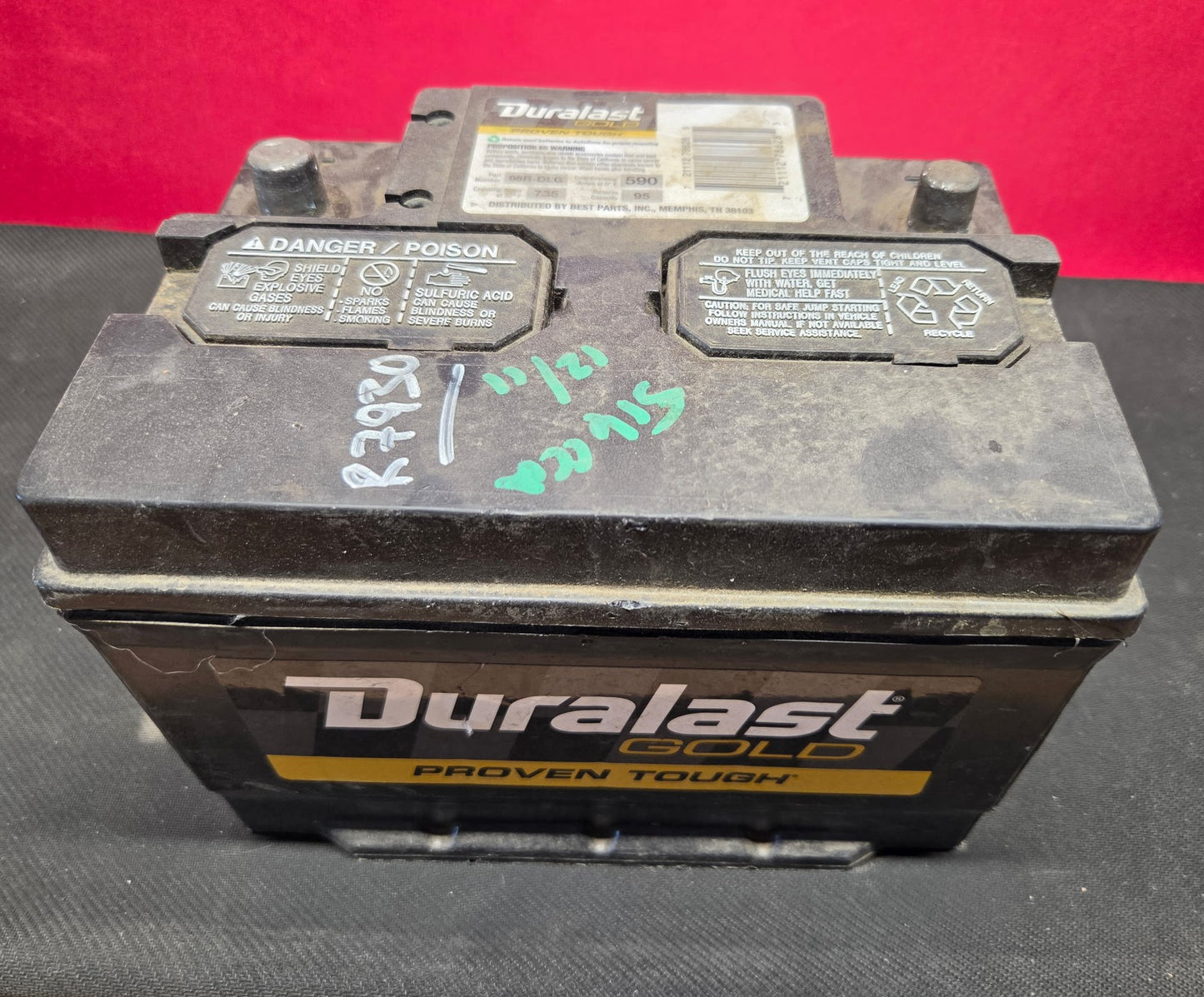 2022 Duralast Gold 96R-DLG - 96R/T5 - 590CCA