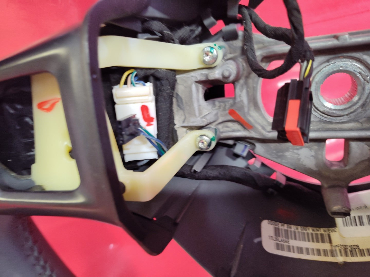 2013 Dodge Dart Driver Steering Wheel Gray with Cruise Control w/o Phone Buttons