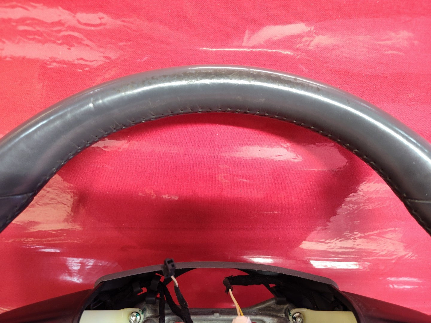 2013 Dodge Dart Driver Steering Wheel Gray with Cruise Control w/o Phone Buttons