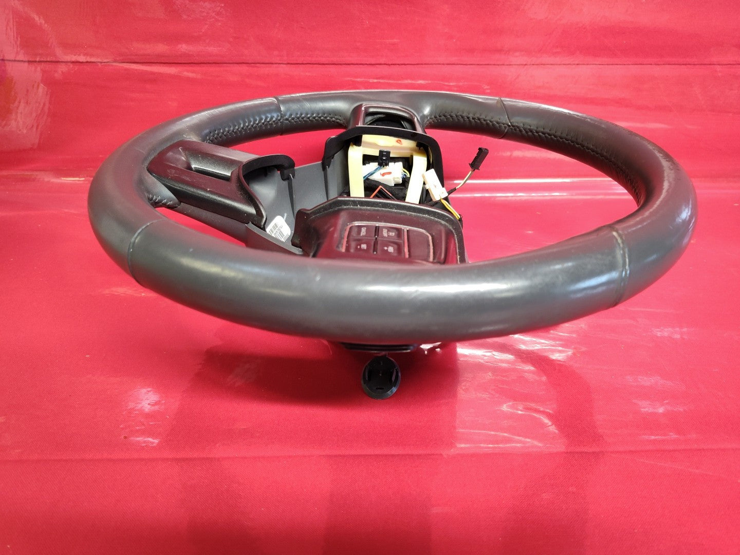 2013 Dodge Dart Driver Steering Wheel Gray with Cruise Control w/o Phone Buttons